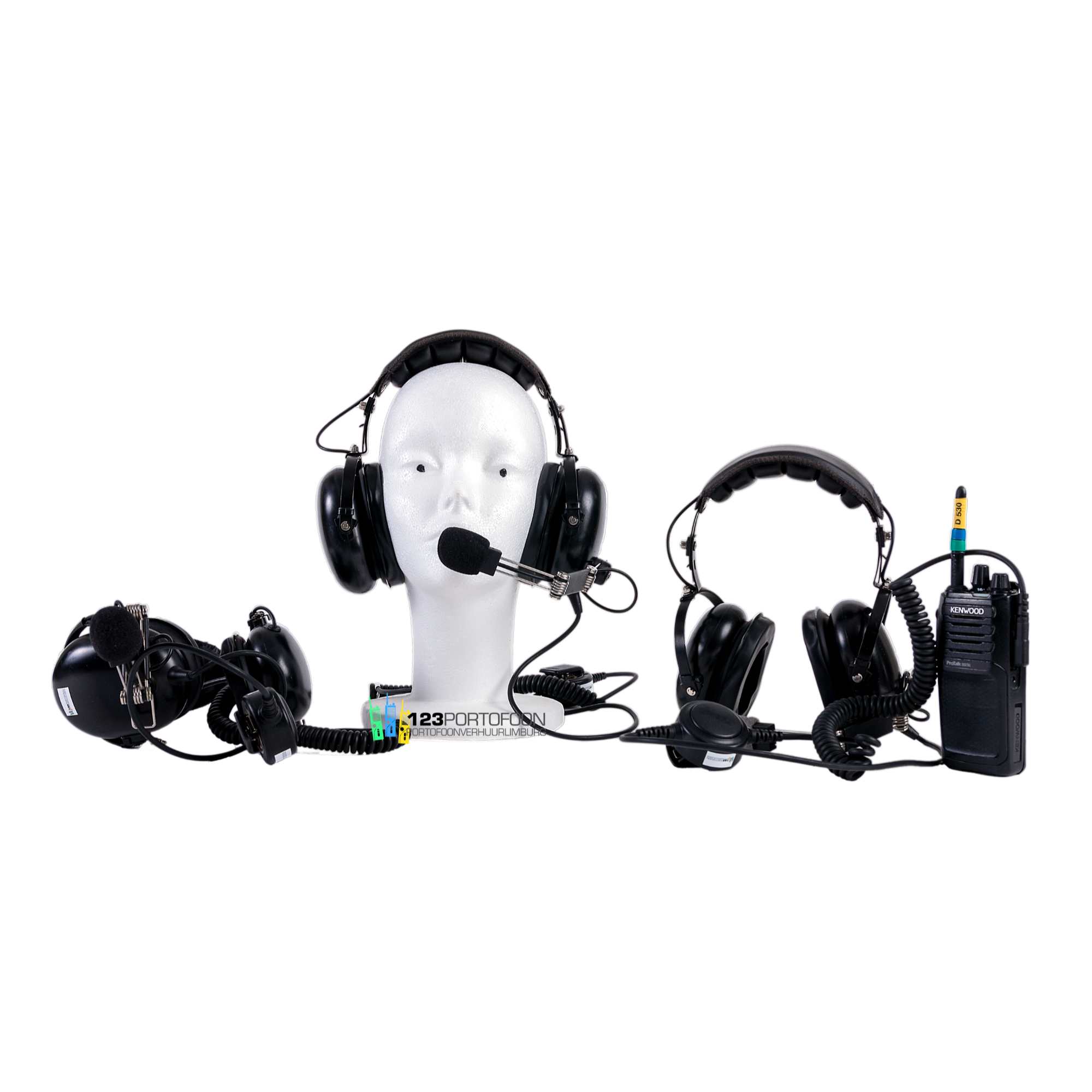 Low-Noise Headset accessoire voor portofoon